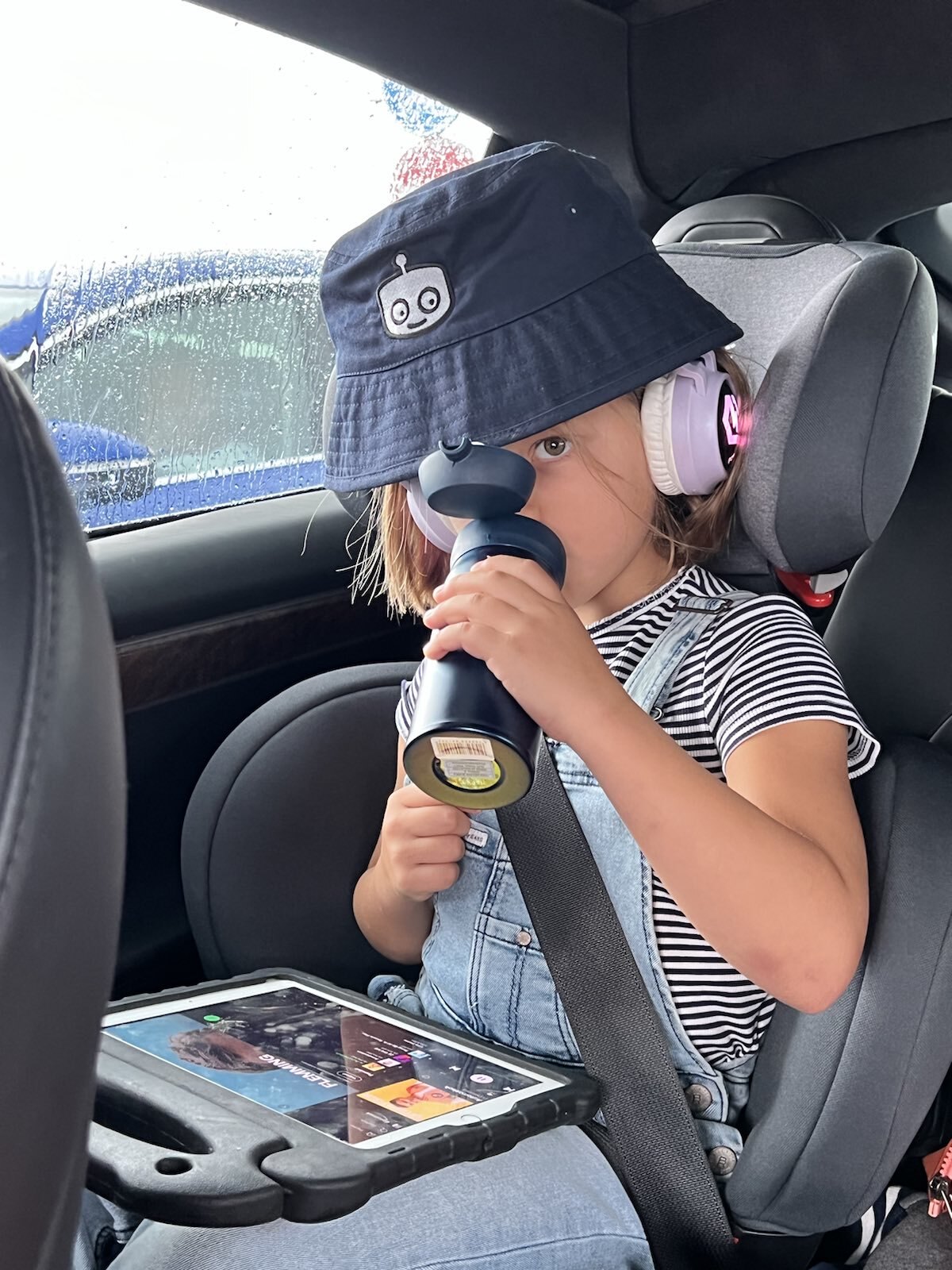Young Transloadian Saar with the bucket hat on.